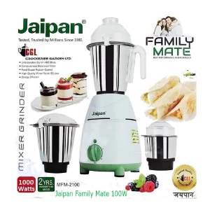 Jaipan Blender Family Mate 1000W 3 in 1 Mixer Grinder