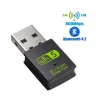 600Mbps Dual Band WiFi + Bluetooth Adapter For PC/Laptop- (CD Free Version, WiFi Hotspot Supported, 2.4GHz + 5GHz)